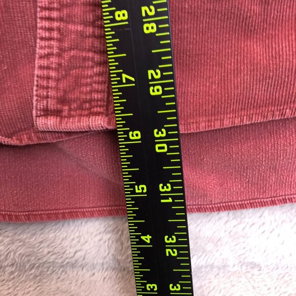 Eddie Bauer Men's Corduroy Shirt Large Long Sleeve Button Down Casual Red - Picture 3 of 9